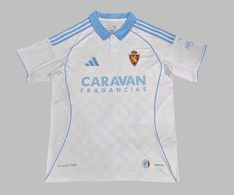25-26 Zaragoza Home Cheap Soccer Jerseys Yupoo