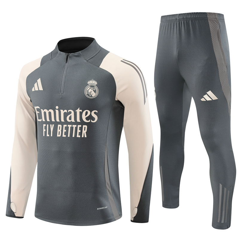 24-25 Real Madrid Long Sleeve Training Suit Yupoo