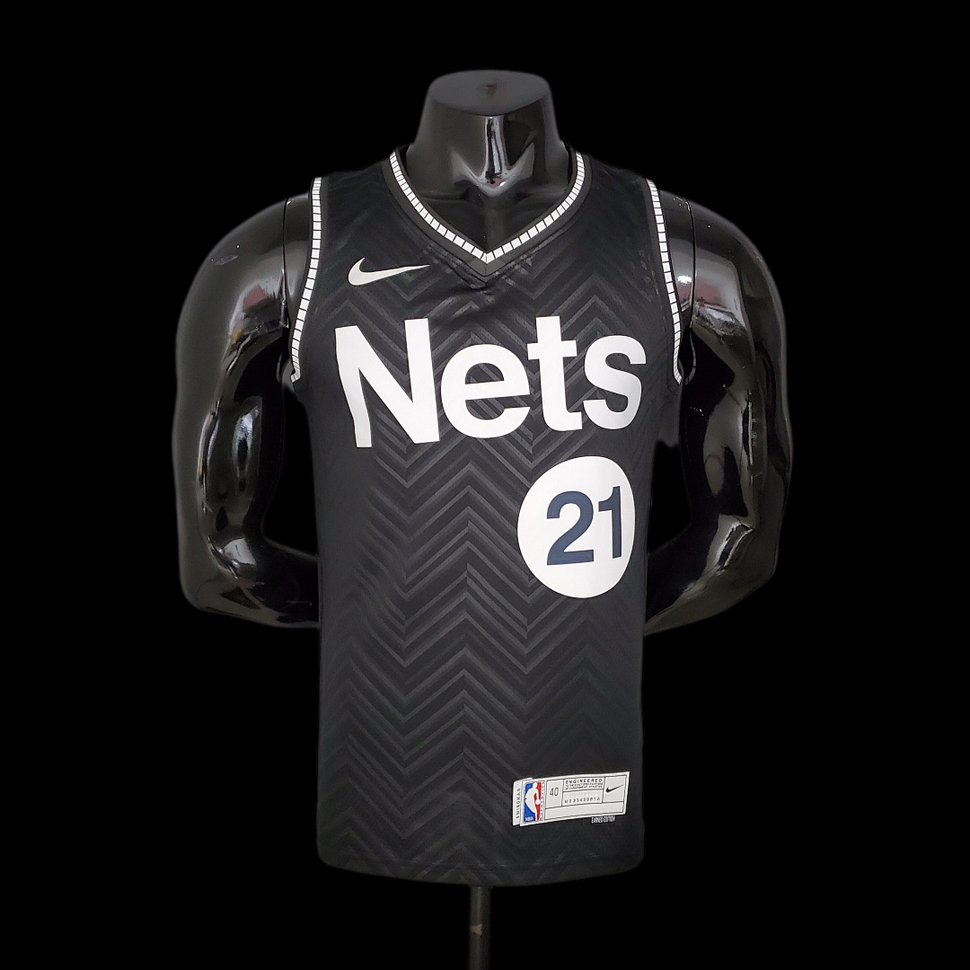 2021 Harden#13 Brooklyn Nets Bonus Edition Black NBA Jersey S-XXL