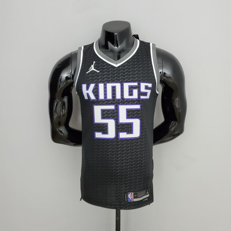 75th Anniversary Williams#55 Jordan Kings Black NBA Jersey S-XXL