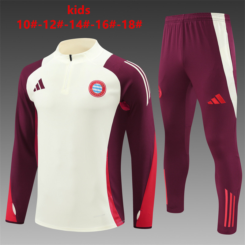 24-25 Bayern Kids Long Sleeve Training Suit Yupoo