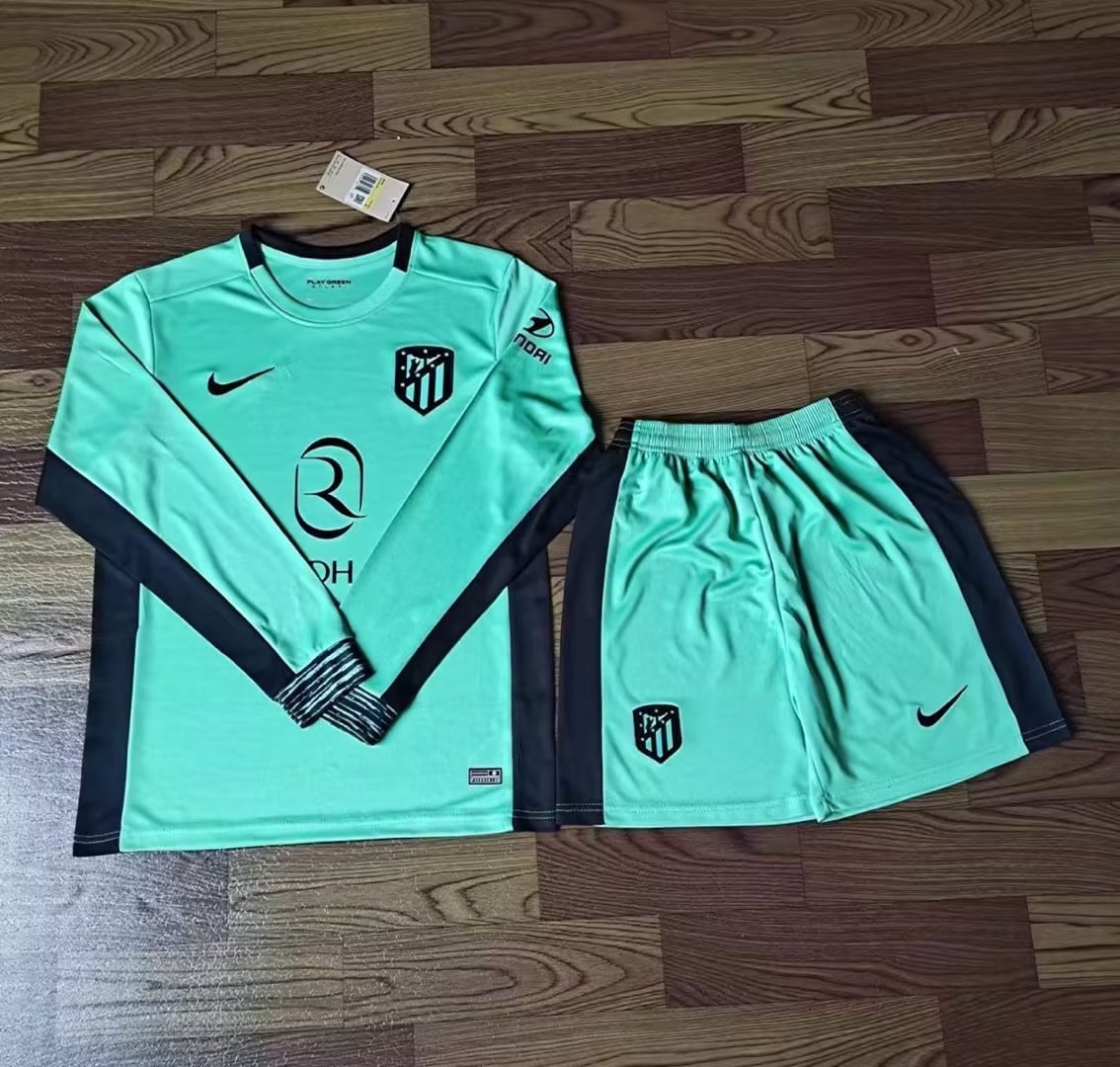 23-24 Atletico Madrid Third Long Sleeve Soccer Jerseys Yupoo