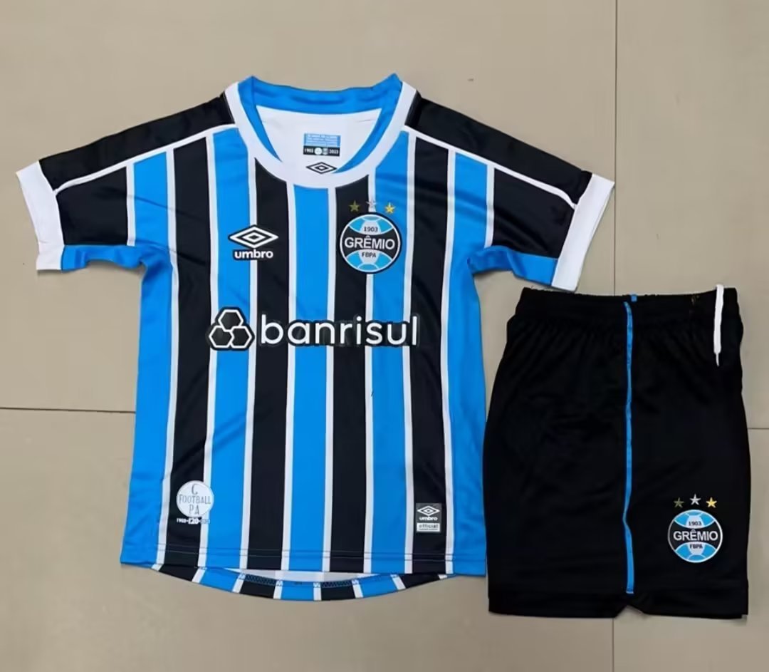 23-24 Gremio Home Kids Soccer Jerseys Yupoo