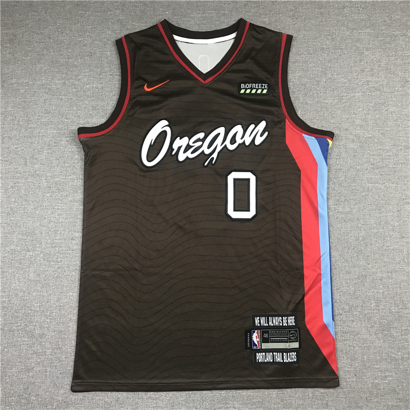 Blazers #0 City Edition Embroidery