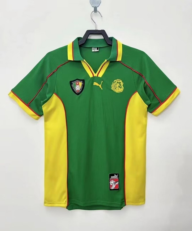 1998 Cameroon Home Retro Soccer Jerseys Yupoo