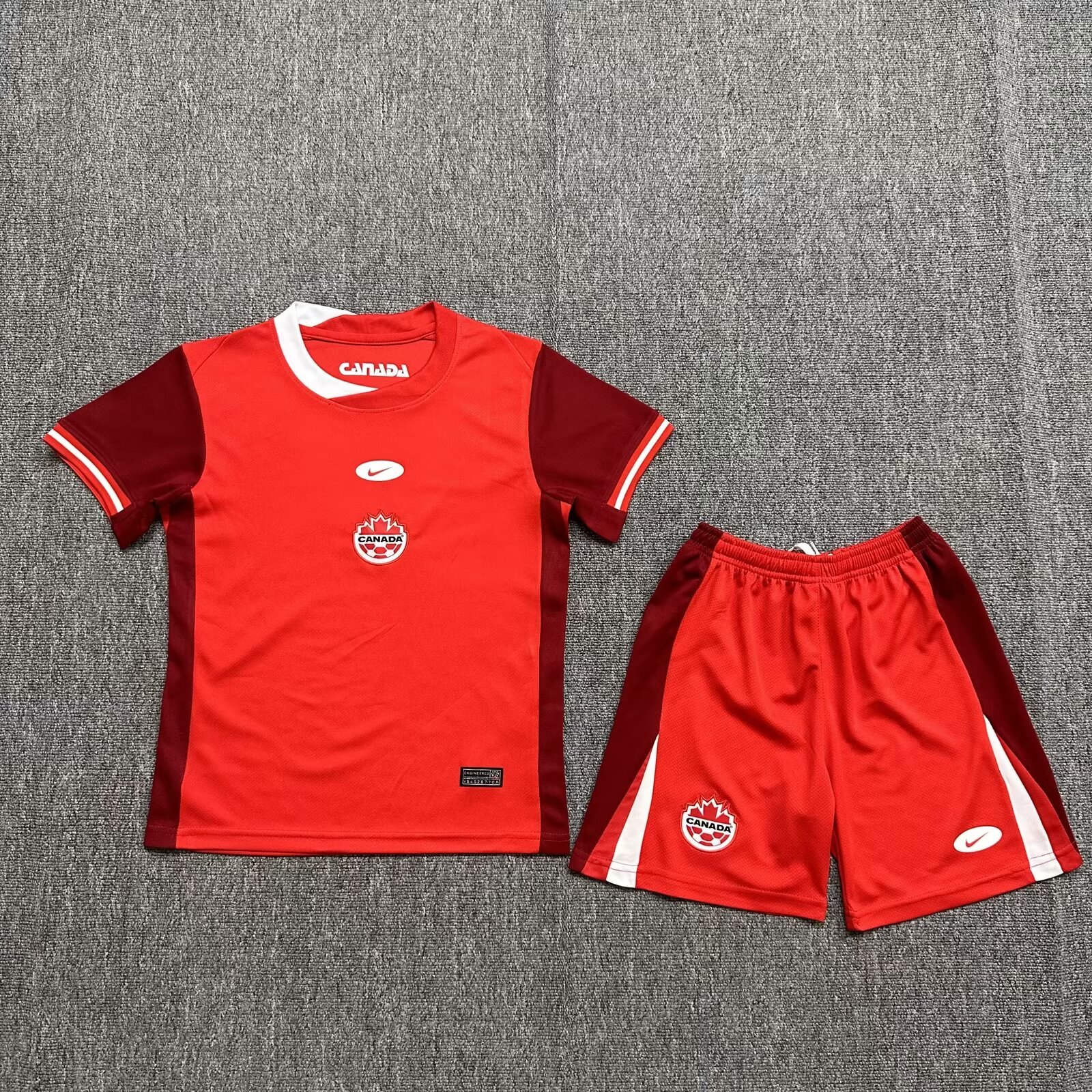 2024 Canada Home Kids Soccer Jerseys Yupoo