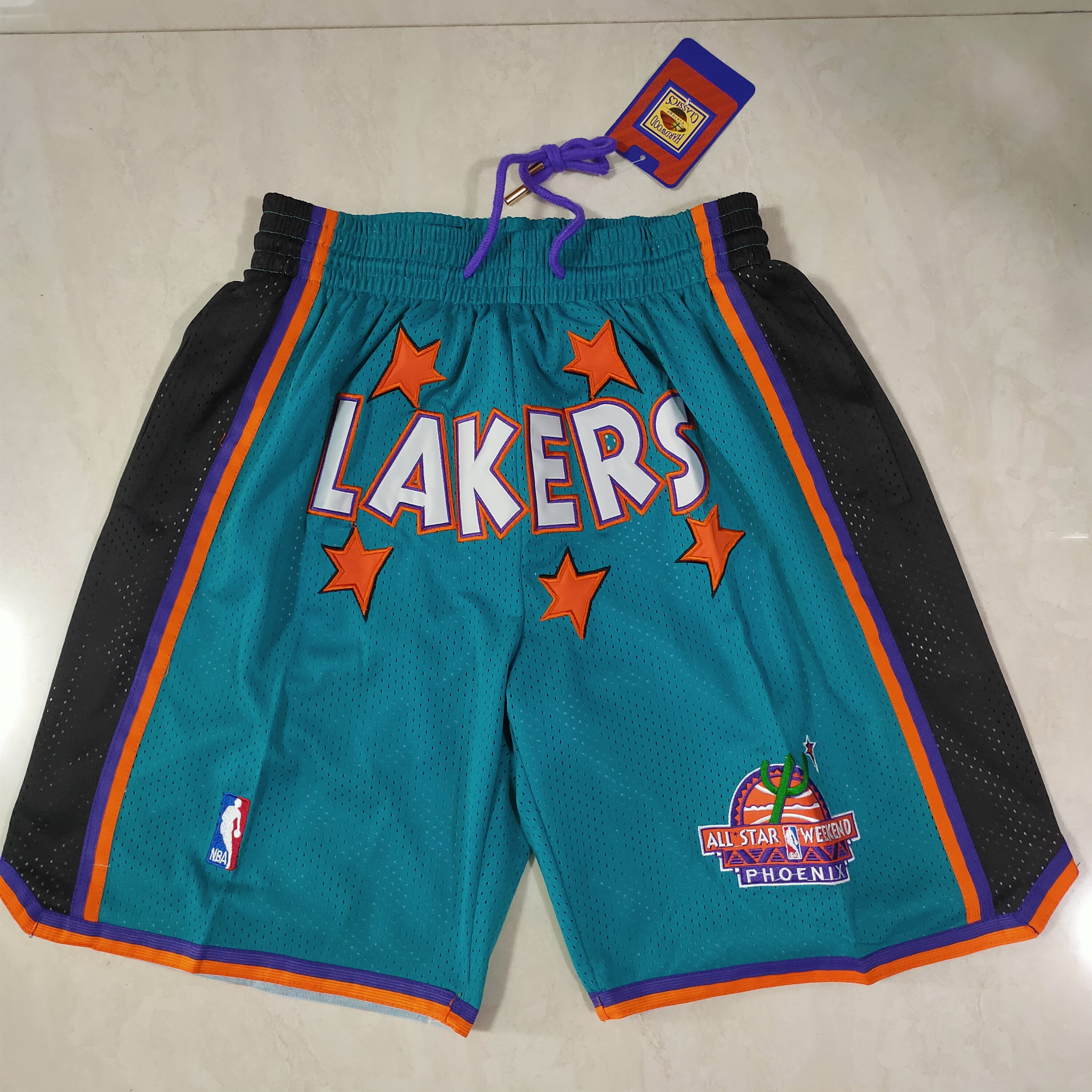 Lakers Pocket Shorts Embroidery