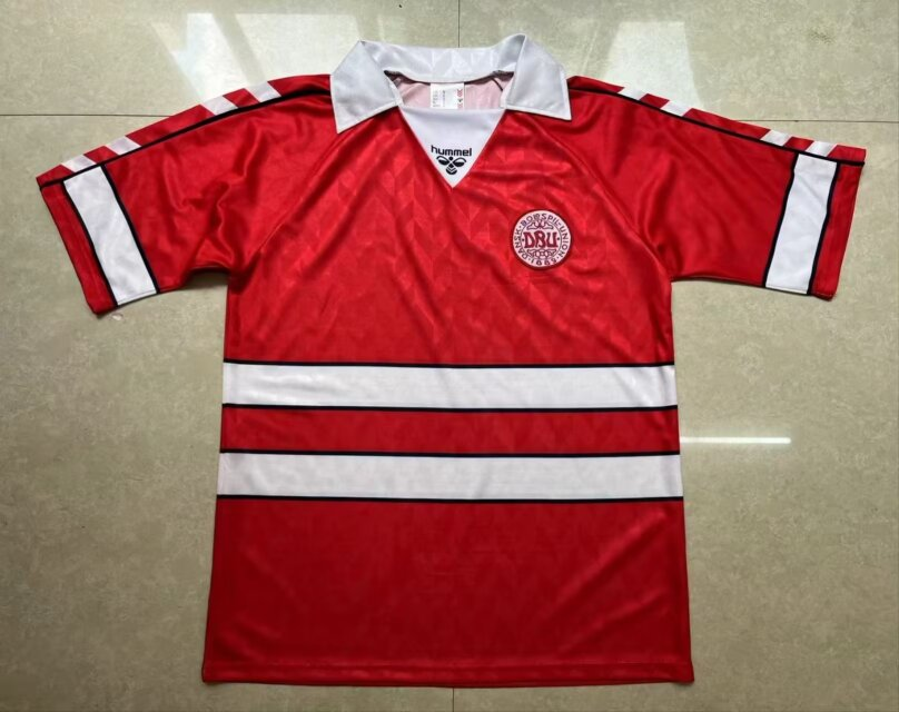 1998 Denmark Home Retro Soccer Jerseys Yupoo