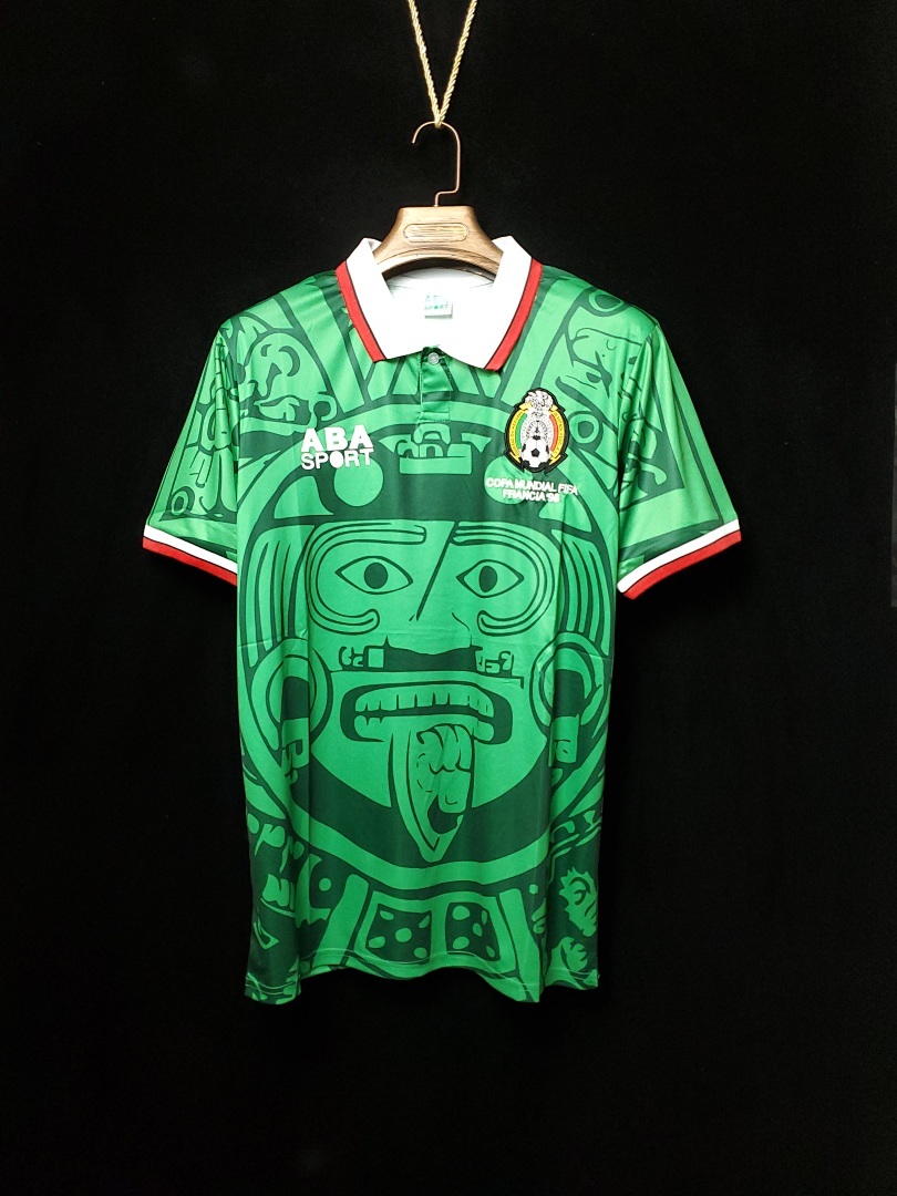 1998 Mexico Camisa de futebol retro S to 2XL