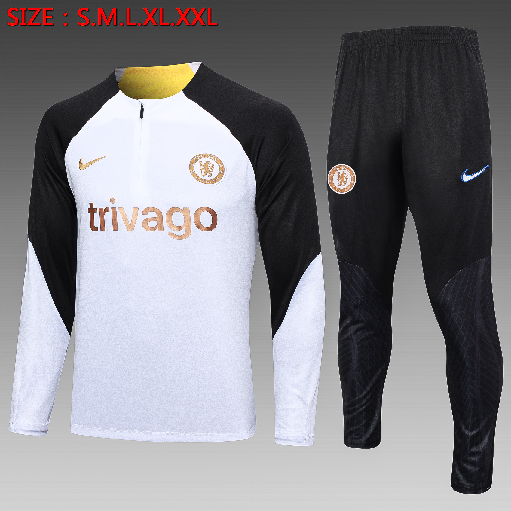 23-24 Chelsea Long Sleeve Training Suit Yupoo