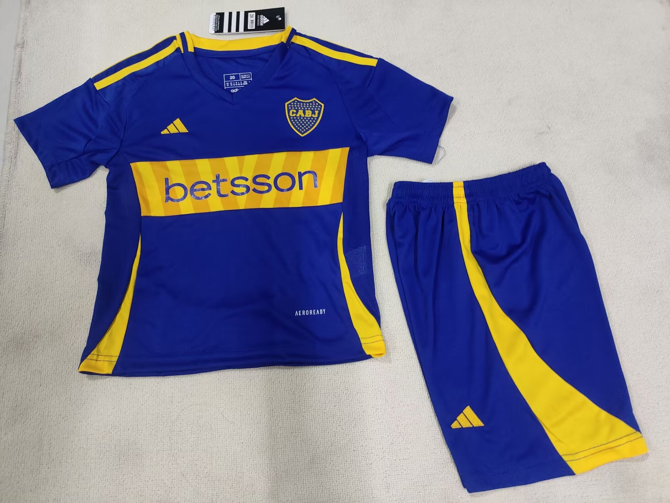 24-25 Boca Home Kids Soccer Jerseys Yupoo