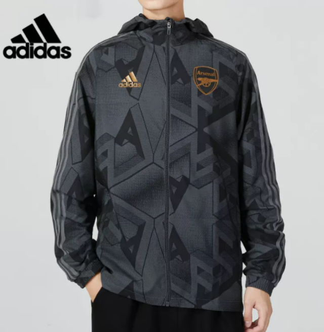 22-23 Arsenal Windbreaker Black Jackets Yupoo