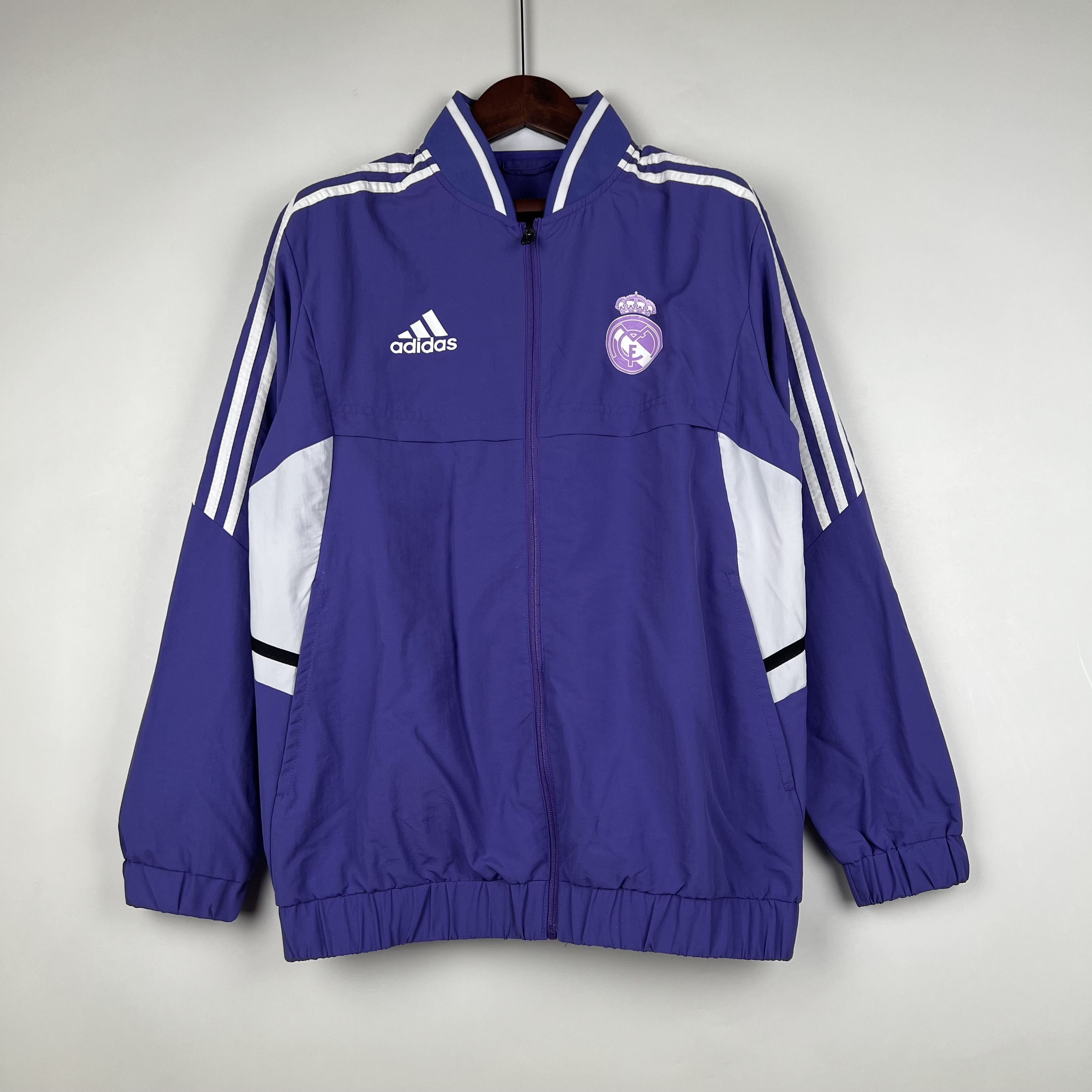 23-24 Real Madrid Purple Windbreaker Jackets Yupoo