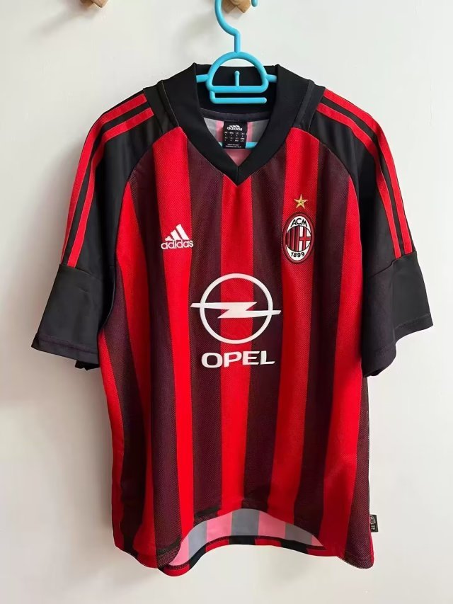 2002-2003 AC Milan Home Retro Soccer Jerseys Yupoo