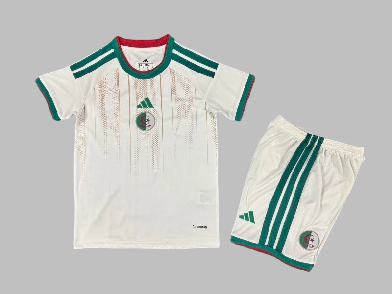 25-26 Algeria Home Kids Cheap Soccer Jerseys Yupoo