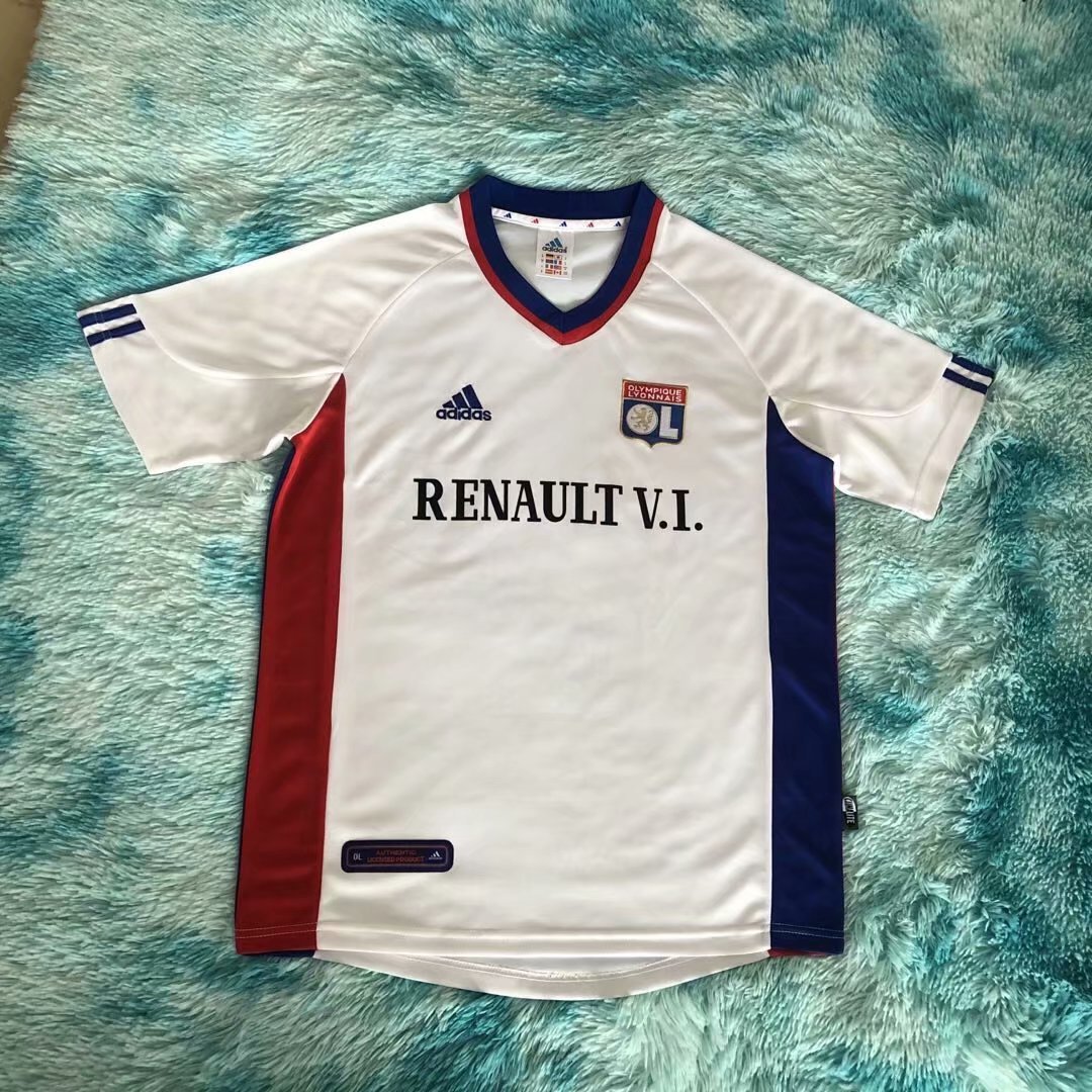 2001-02 Lyon Home Retro Soccer Jerseys Yupoo