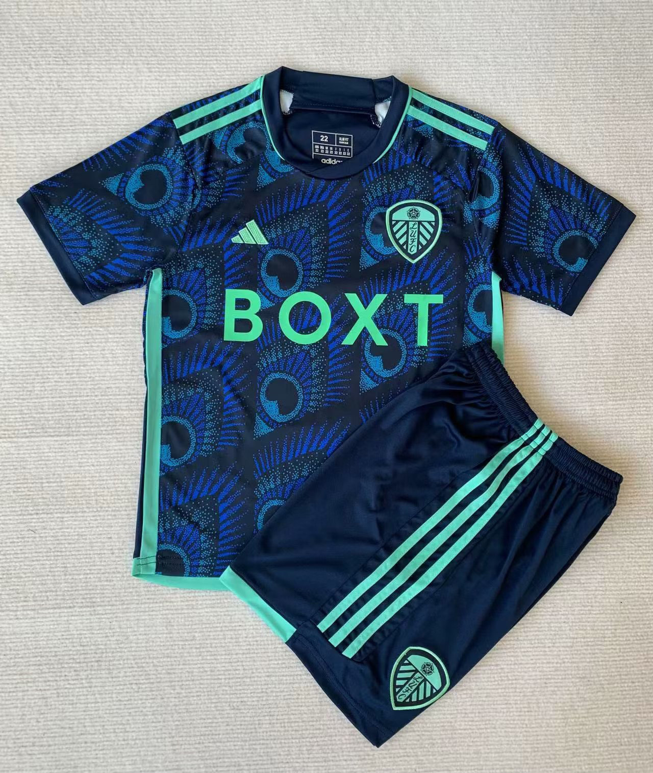 23-24 Leeds United Away Kids Soccer Jerseys Yupoo