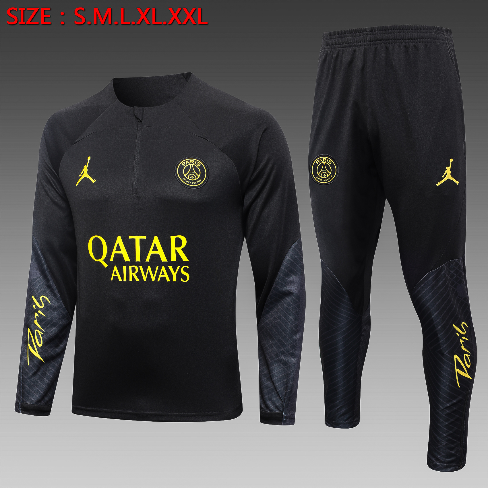 23-24 Paris Long Sleeve Training Suit Yupoo