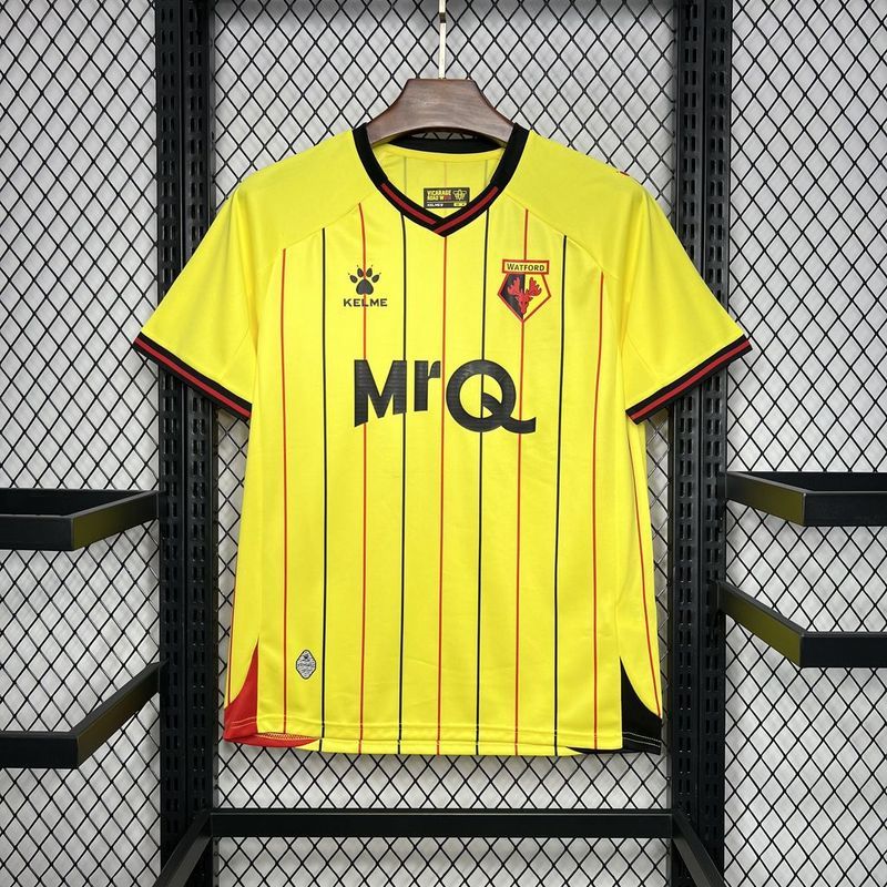 24-25 Watford F.C. Home Soccer Jerseys Yupoo