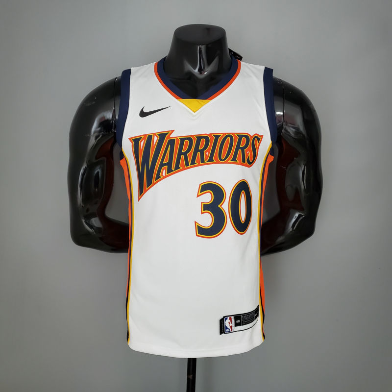 Curry #30 Warriors Rookie White NBA Jersey S-XXL