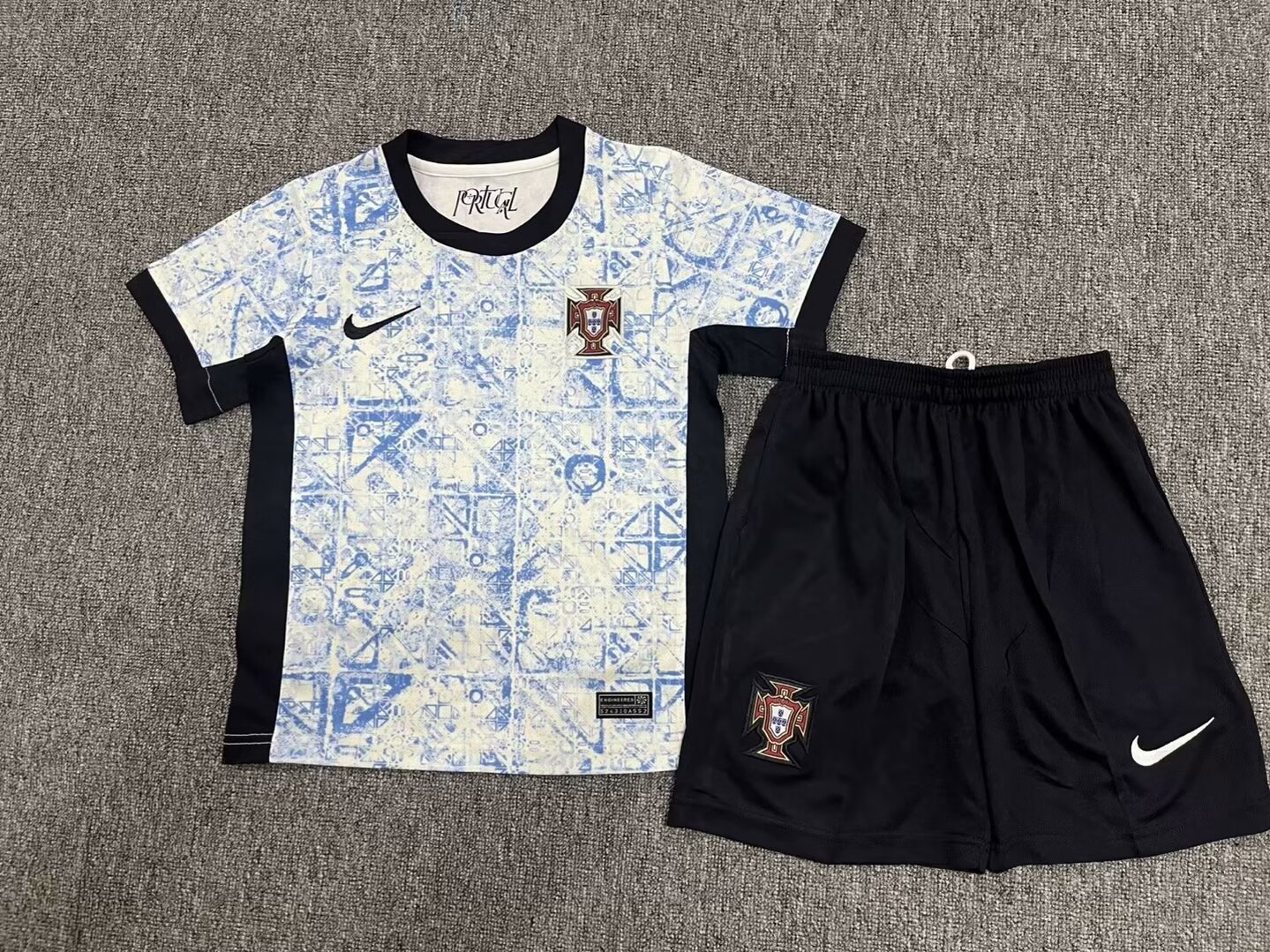 2024 Portugal Away Kids Soccer Jerseys Yupoo