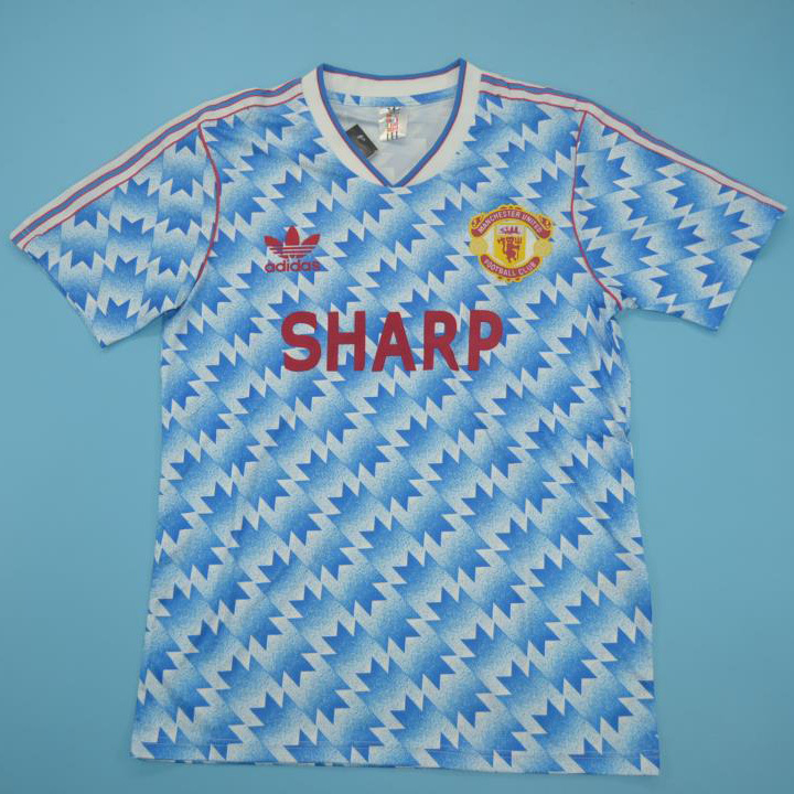 90-92 M-anchester U-nited Away Retro Soccer Jerseys Yupoo