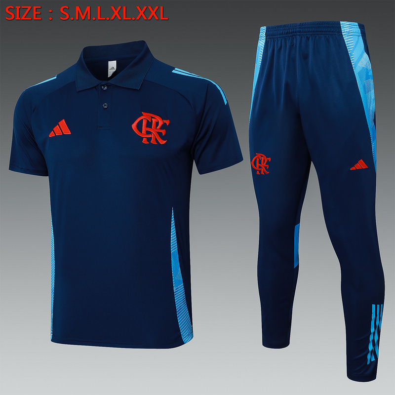 24-25 Flamengo Polo Training Soccer Suit Yupoo