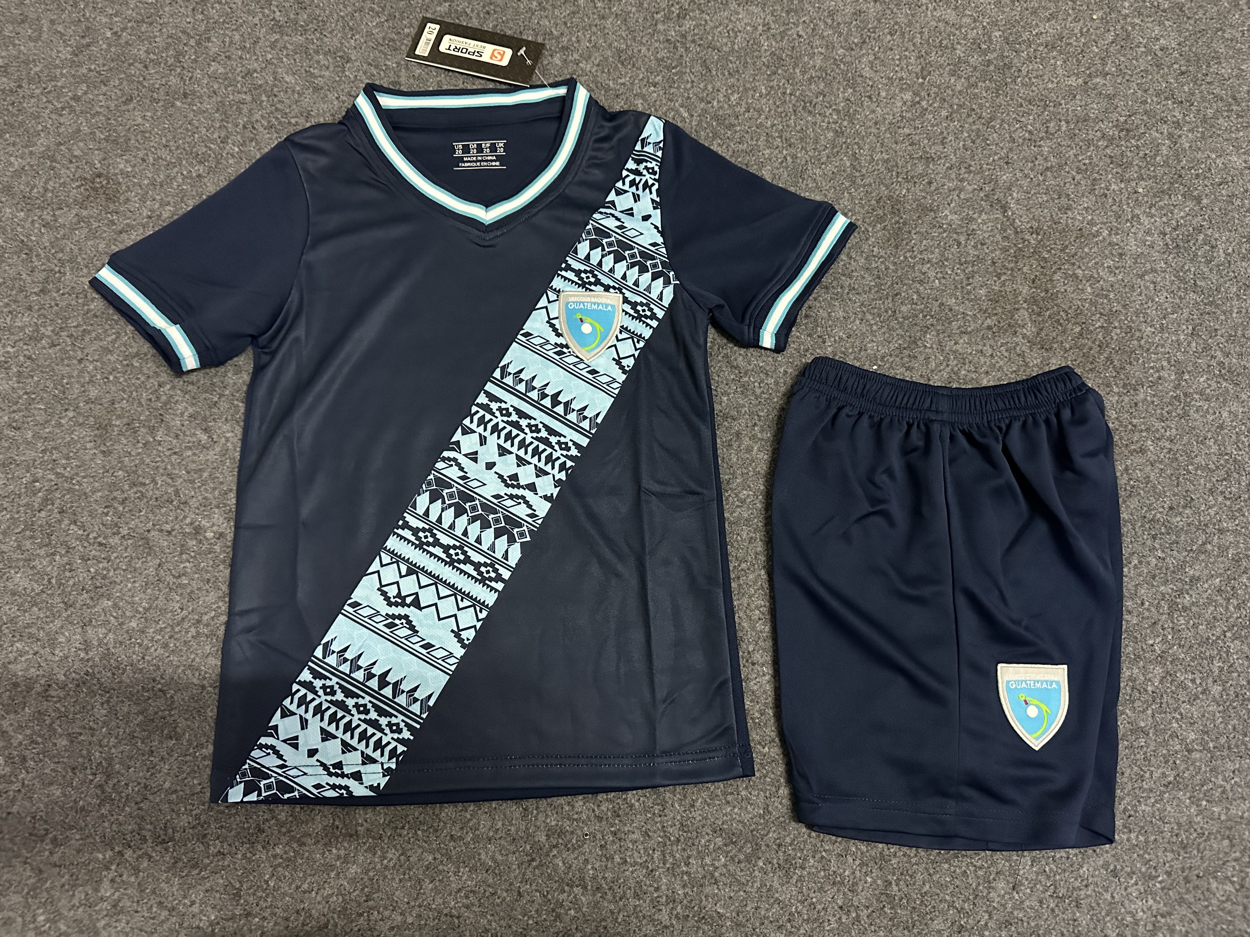 23-24 Guatemala Away Kids Soccer Jerseys Yupoo