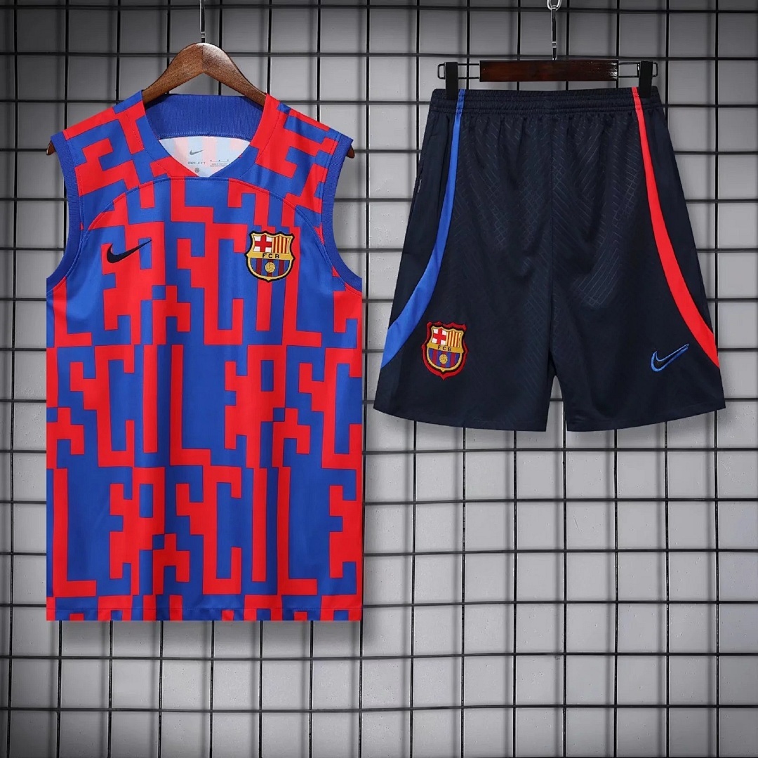 22/23 Barcelona red and blue pre-match training vest S-XXL