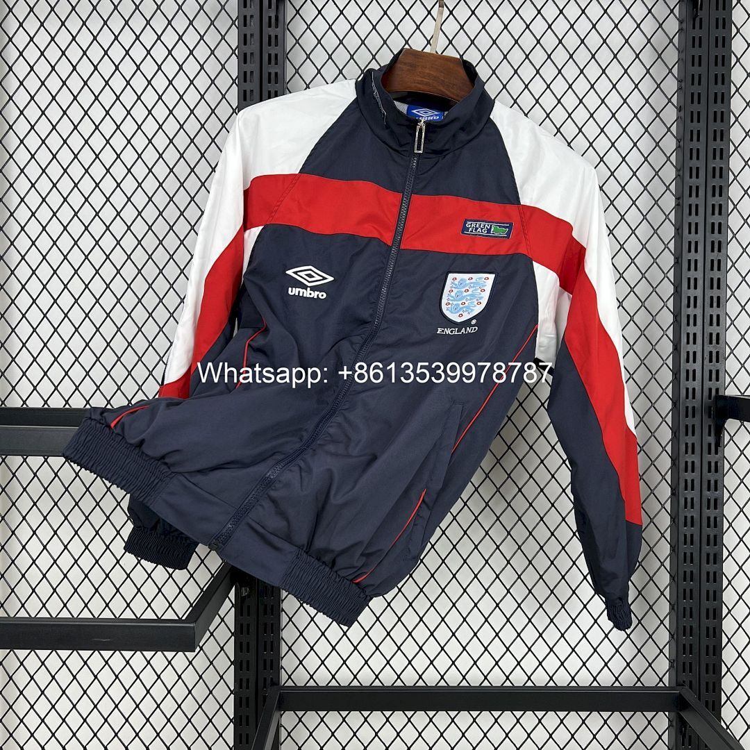 England 1998/99 Umbro Track Dark Blue Jacket