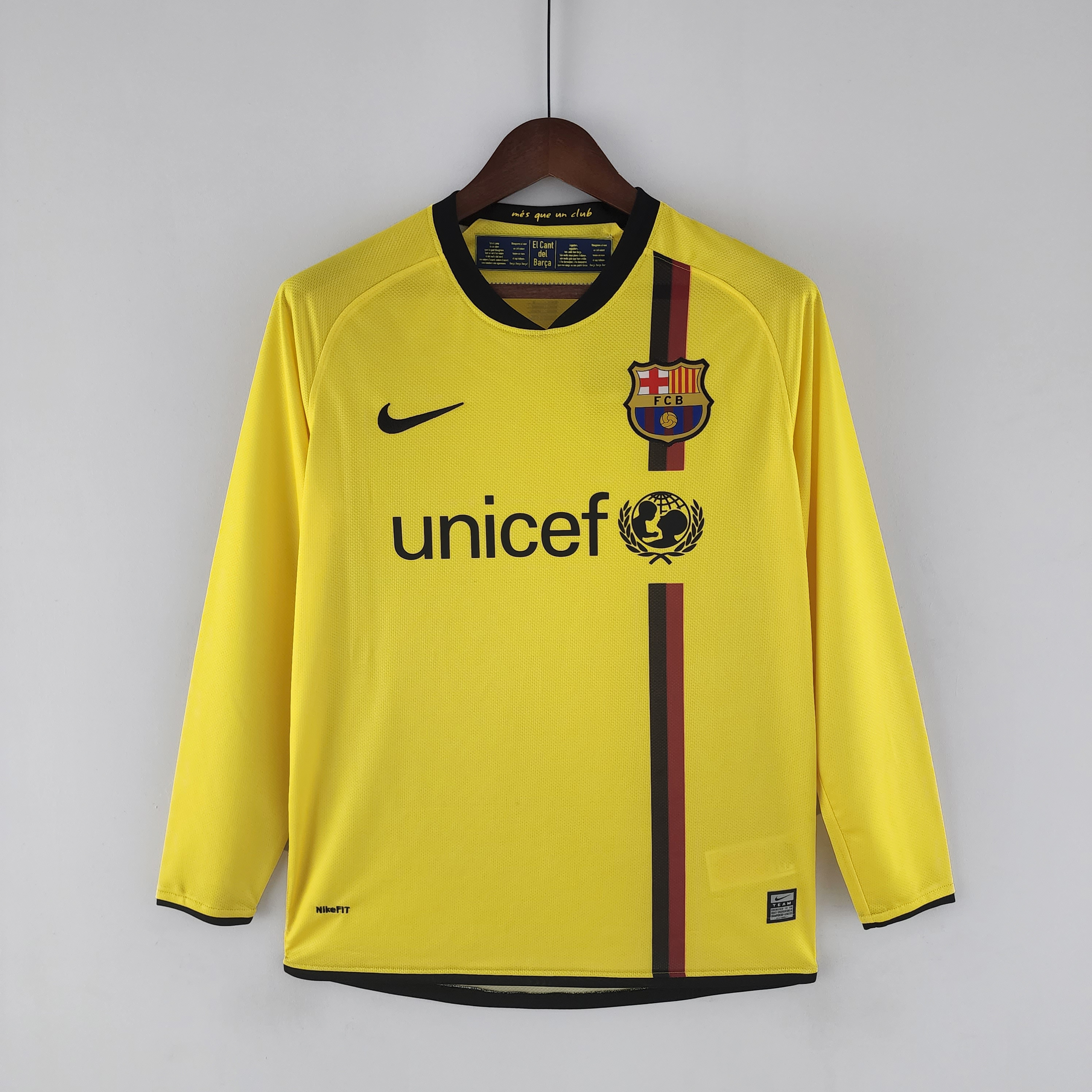 2008-09 Messi GRIEZMANN Away Retro Long Sleeve Soccer Jerseys Yupoo