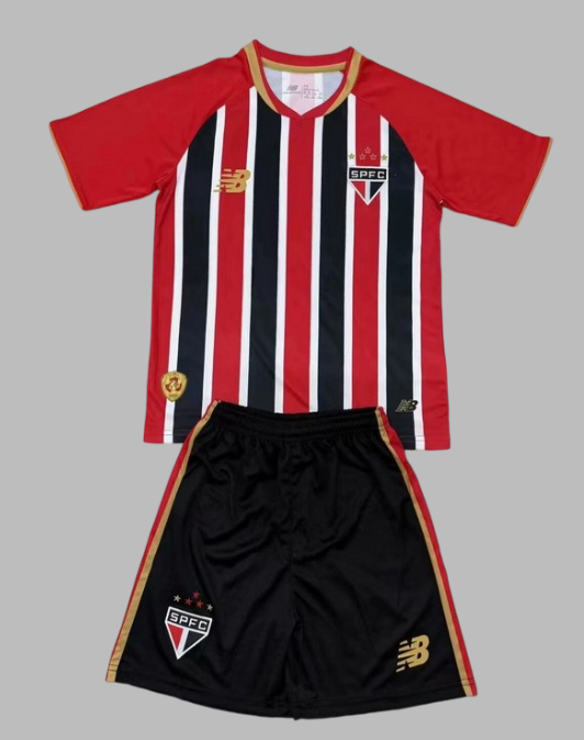 25-26 Sao Paulo Away Kids Cheap Soccer Jerseys Yupoo