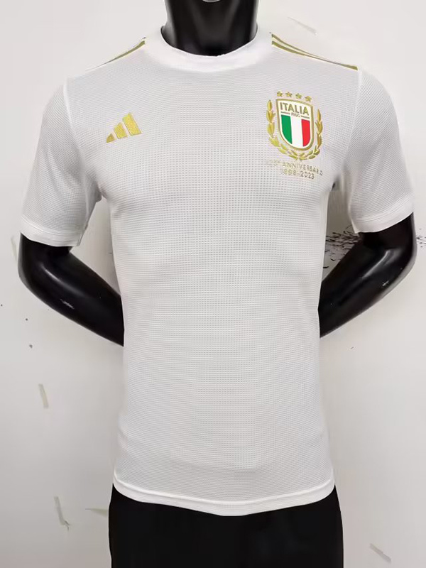 23-24 Italy 125th White Player Version Soccer Jerseys Yupoo