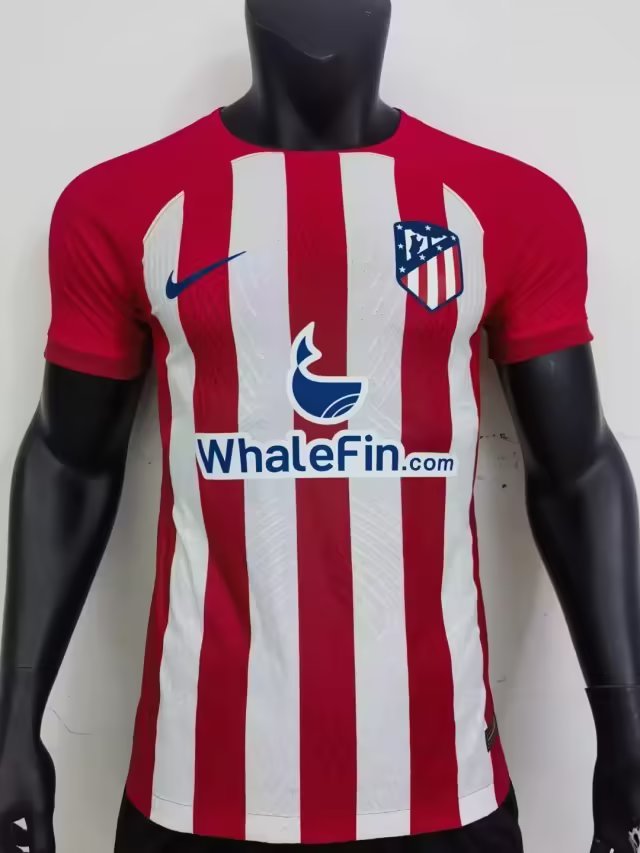 23-24 Atletico Madrid Home Player Version Soccer Jerseys Yupoo