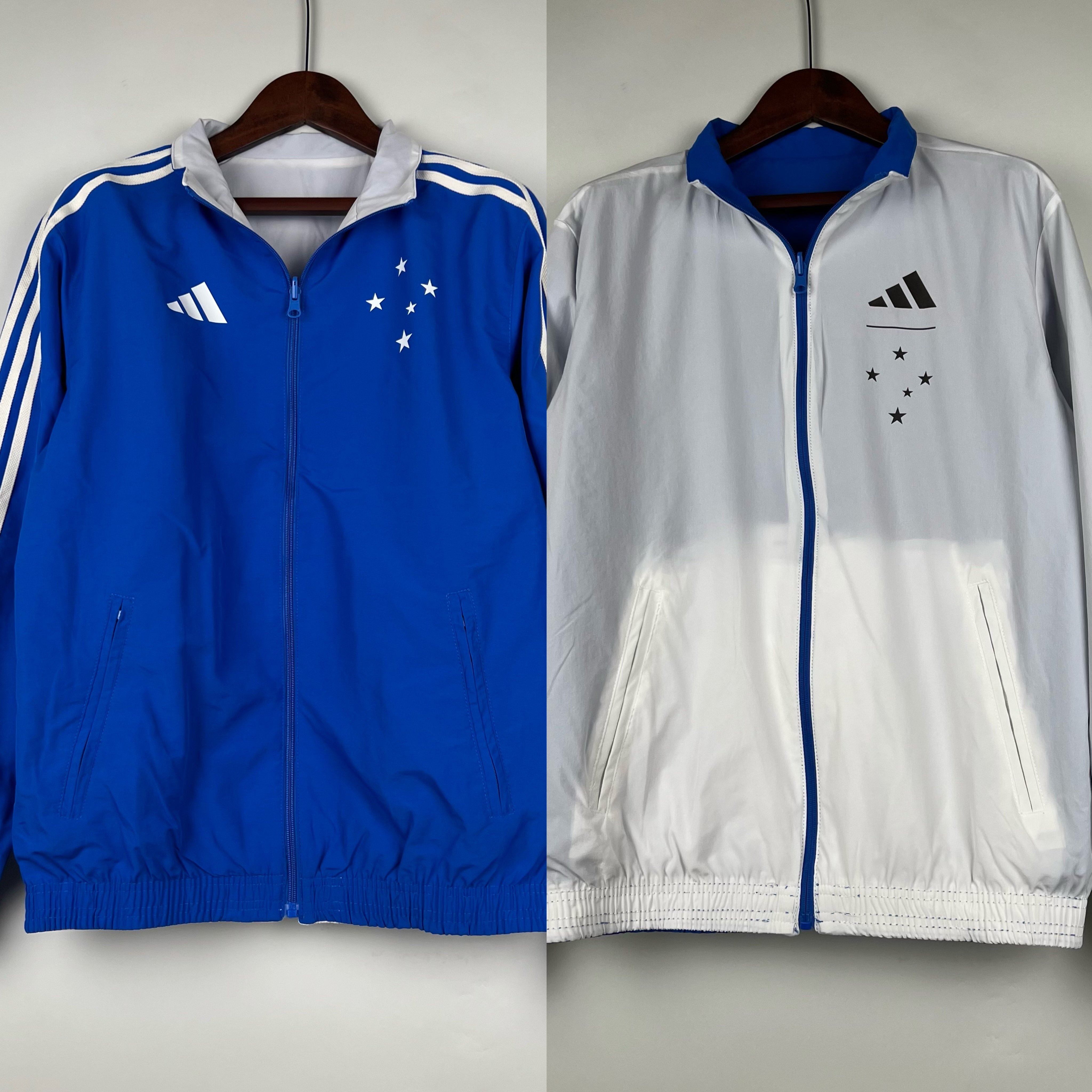 23-24 Cruzeiro Both Windbreaker Jackets Yupoo