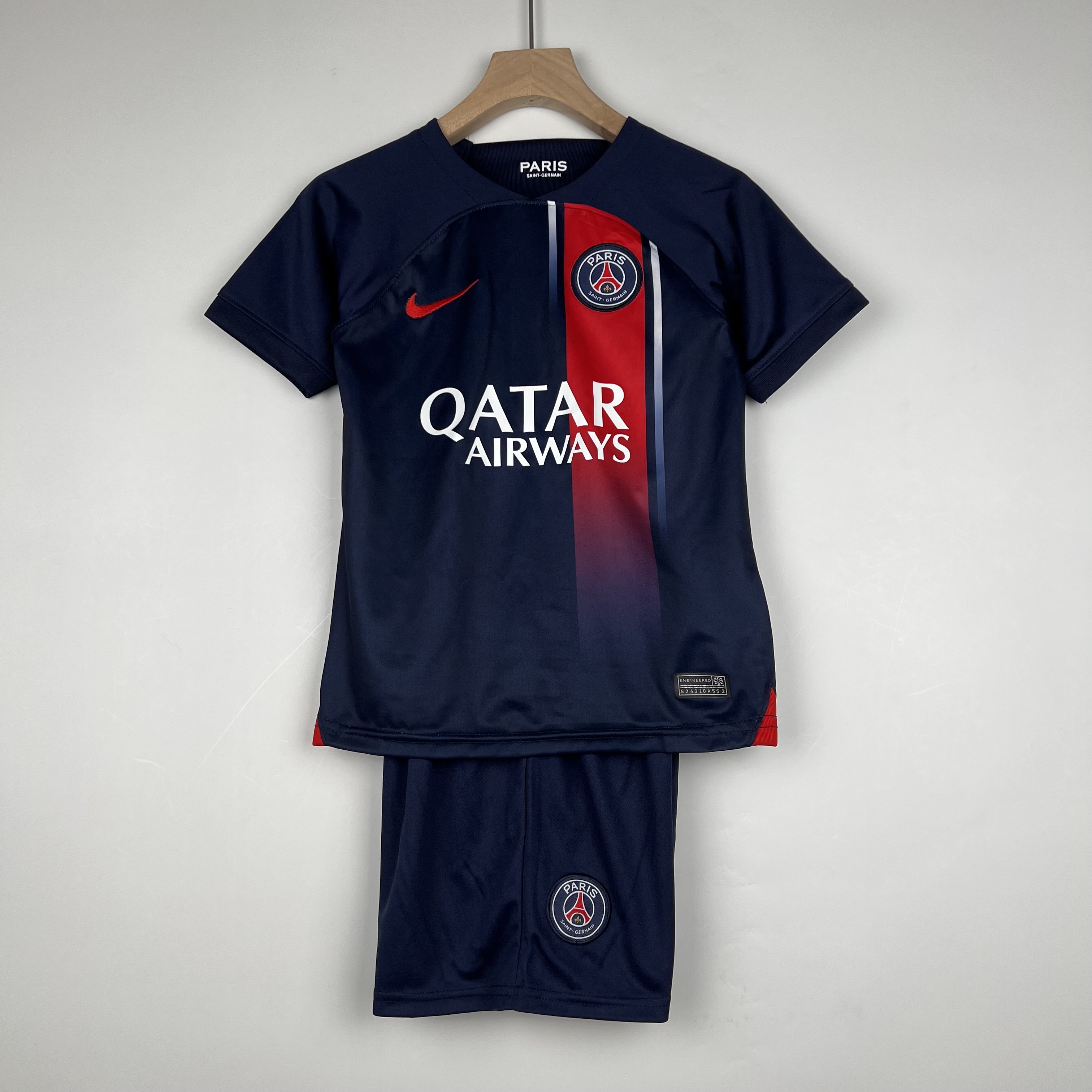 23-24 Paris Home Kids Soccer Jerseys Yupoo