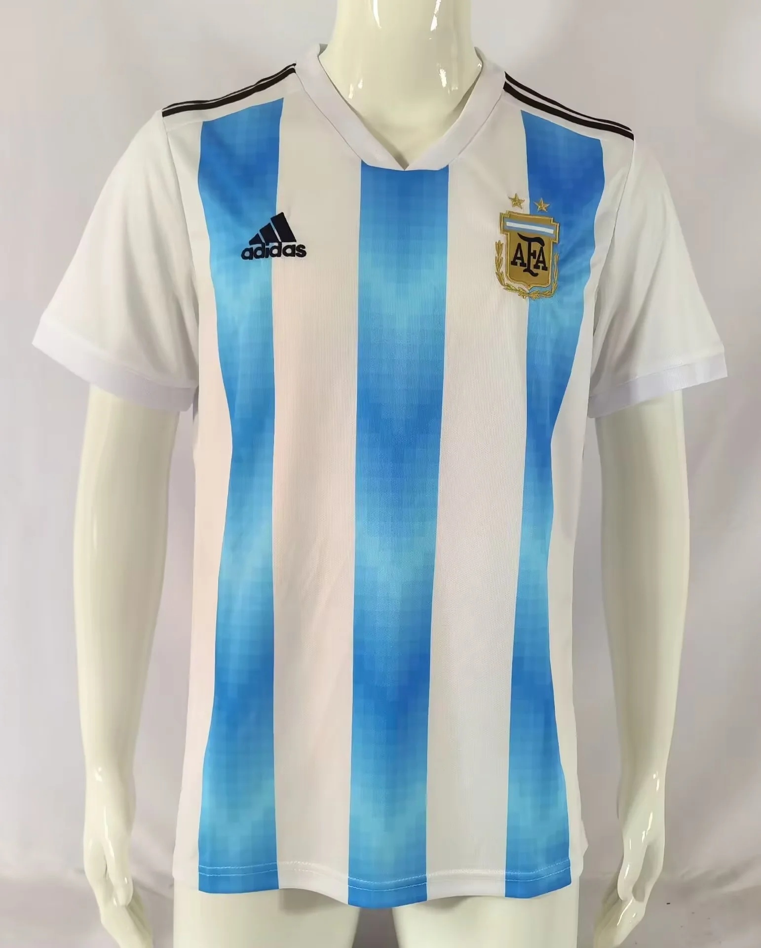2018 Argentina Home Retro Soccer Jerseys Yupoo