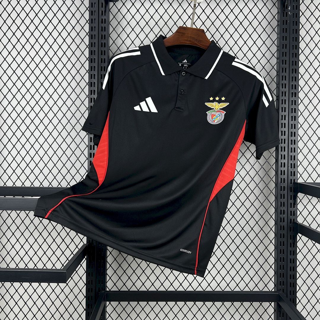 Mens Benfica 2025/26 Lazer Polo Jersey