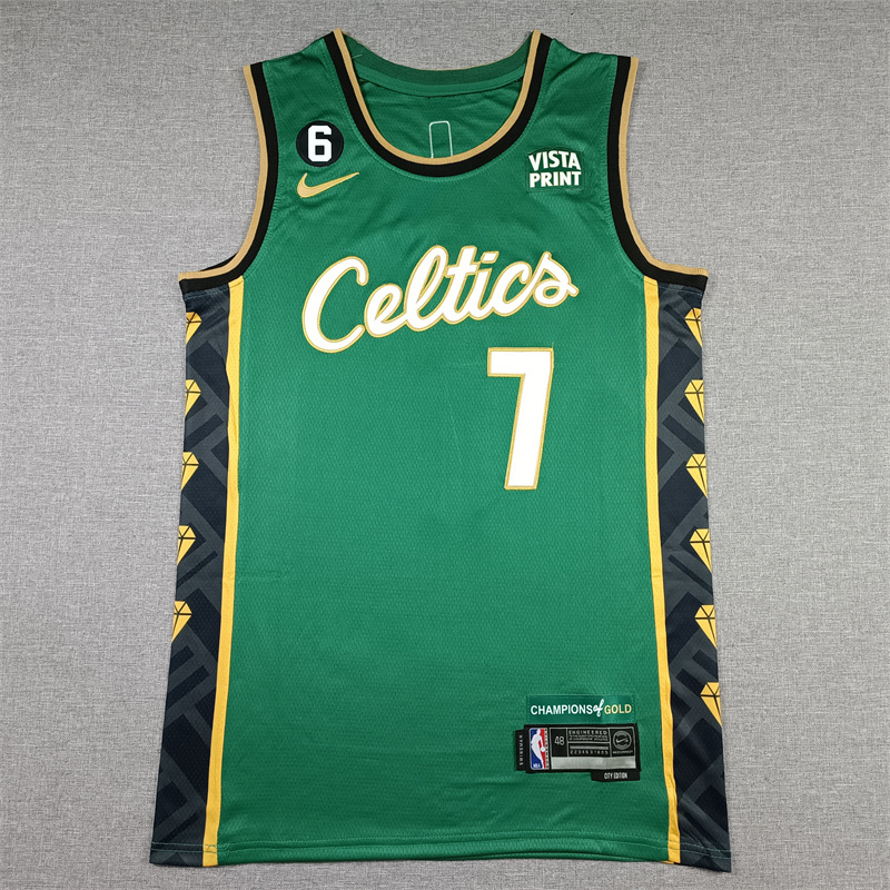 22-23 Celtics Brown #7 Embroidery