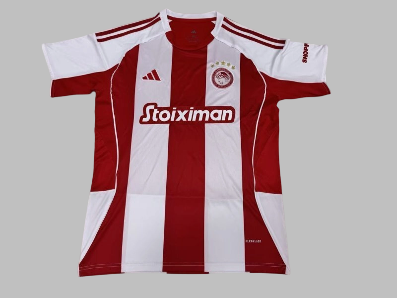 25-26 Olympiacos Home Cheap Soccer Jerseys Yupoo