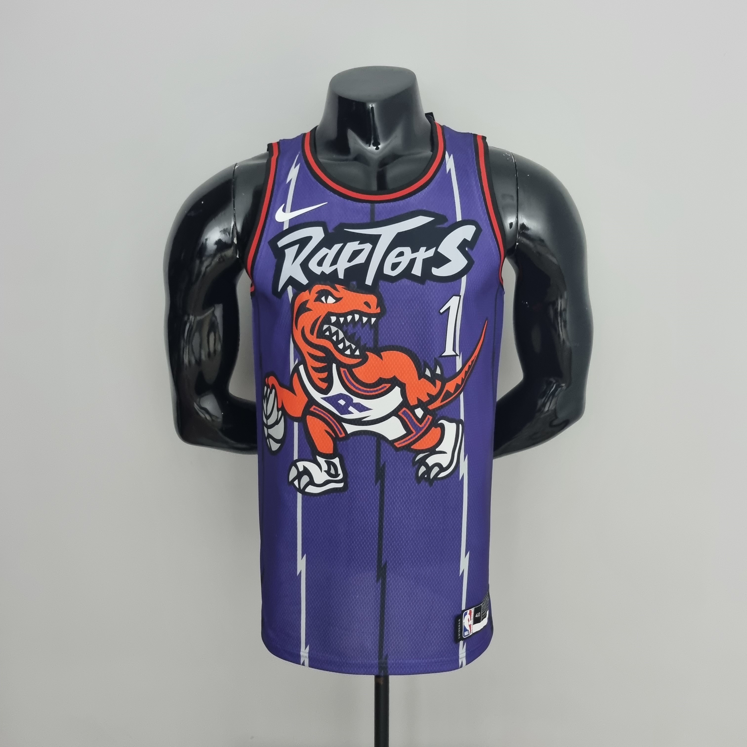 Toronto Raptors McGRADY#1 Purple NBA Jersey S-XXL
