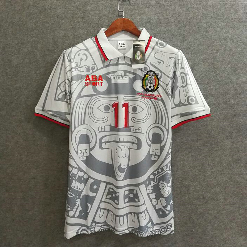 Mexico Away White Retro Version 1998