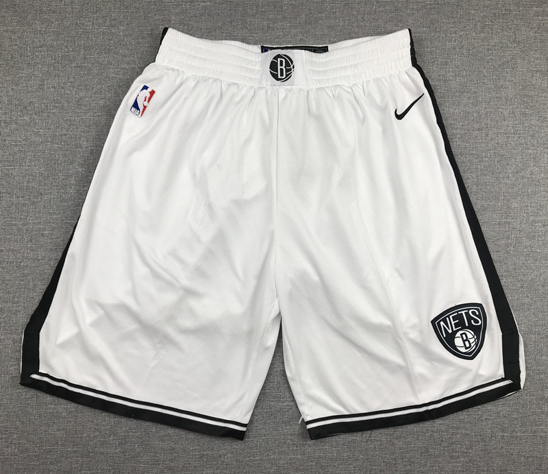Nets White Shorts Embroidery
