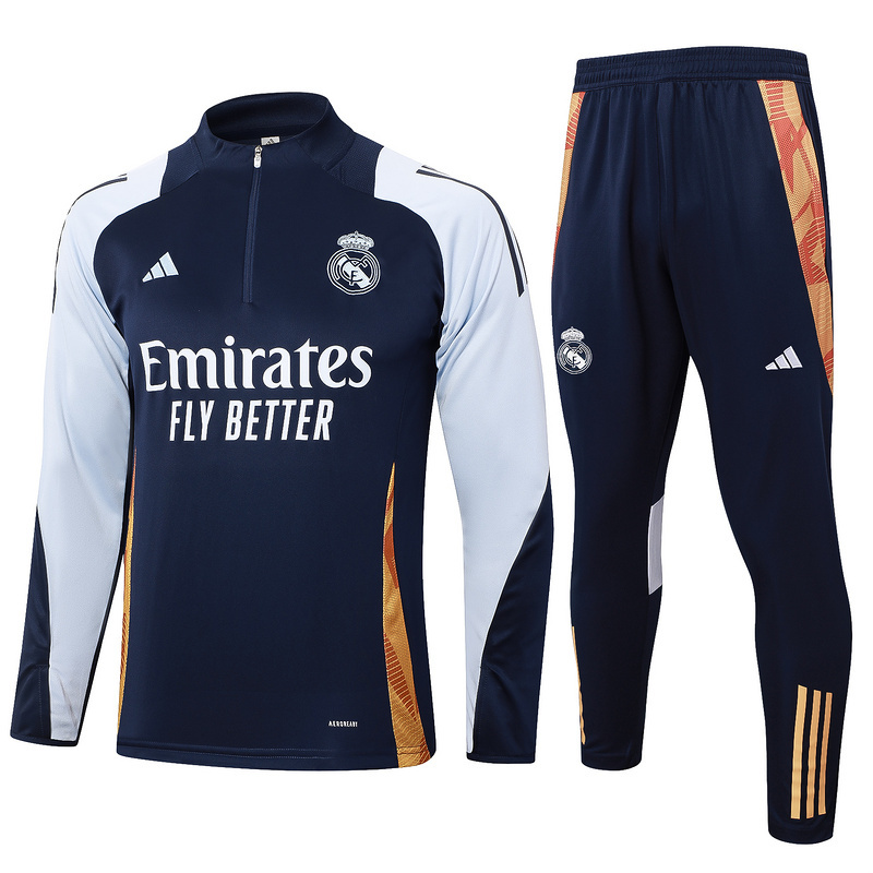 24-25 Real Madrid Long Sleeve Training Suit Yupoo