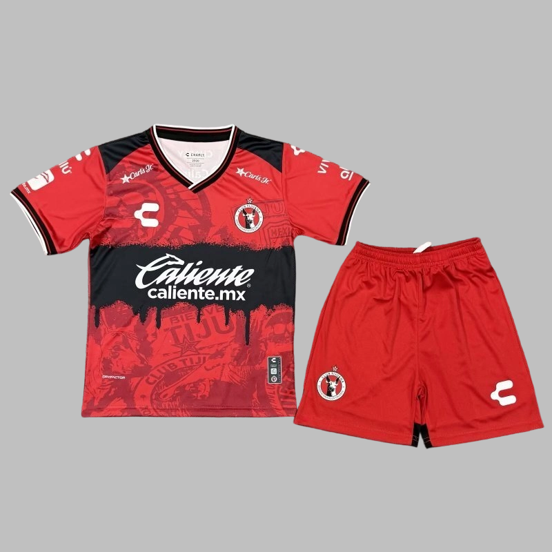 25-26 Tijuana Home Kids Cheap Soccer Jerseys Yupoo