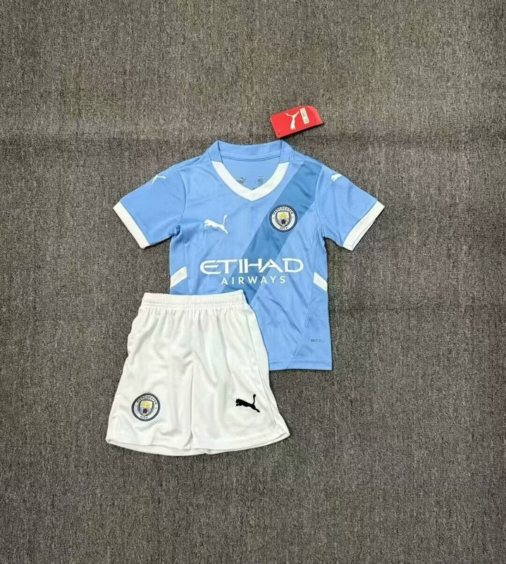 2025 Manchester City Kids Soccer Jerseys Yupoo