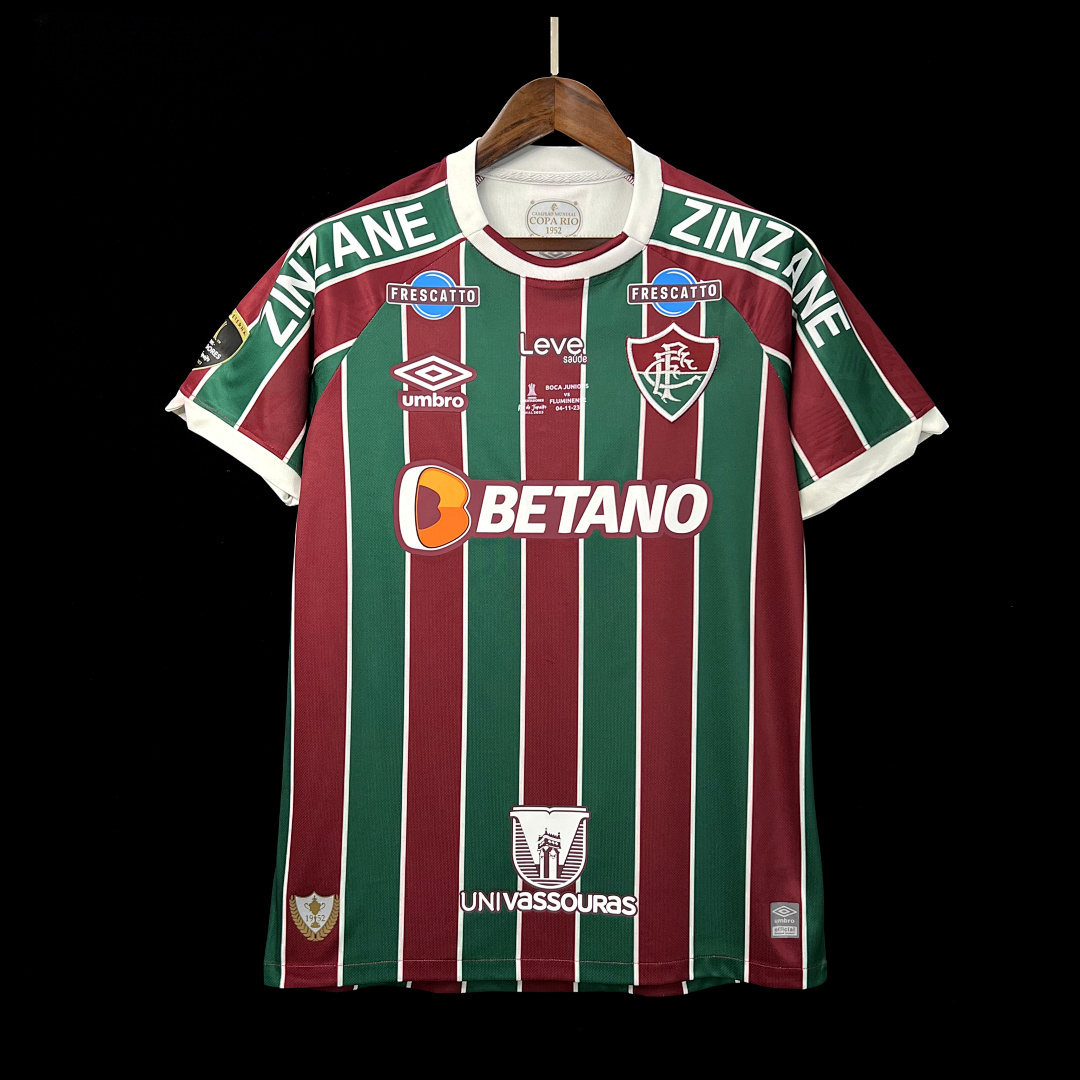 23/24 Fluminense home all sponsors and patch  S-XXXXL