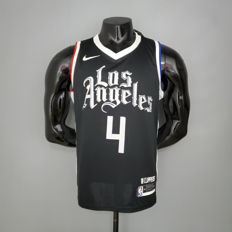 RONDO#4 Los Angeles Clippers Black NBA jersey Size S-XXL