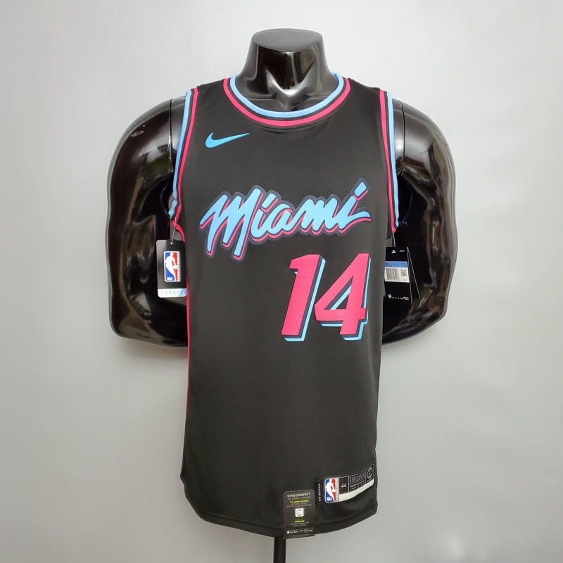 HERRO#14 Miami Heat V-neck black NBA jersey Size S-XXL