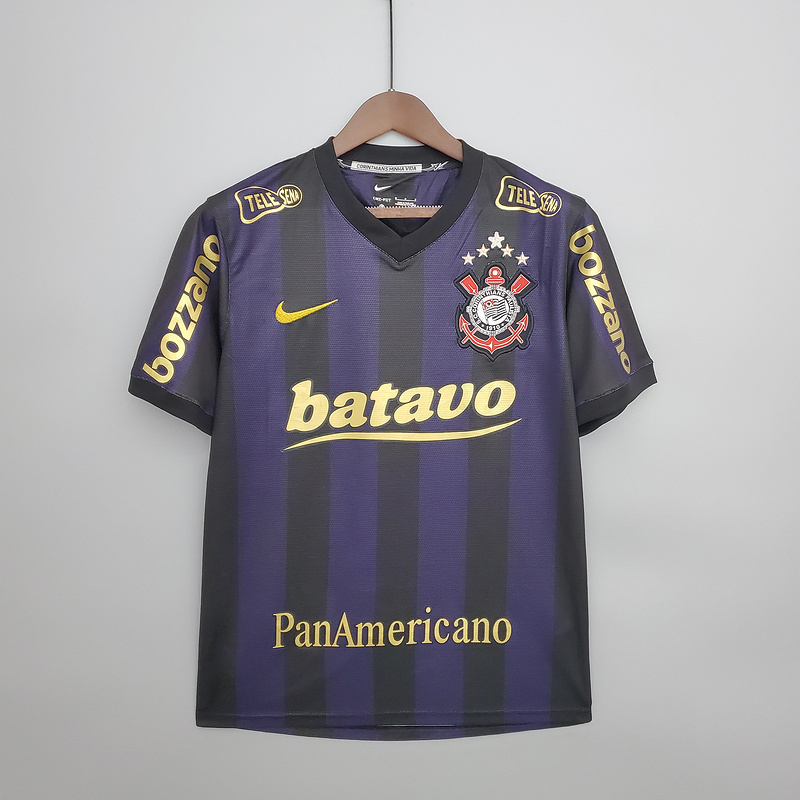 09-10 Corinthians Away Retro Soccer Jersey Yupoo